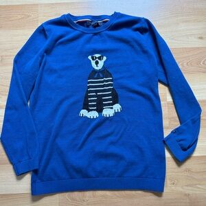 Tommy Hilfiger Blue Crewneck Sweater Polar Bear Design